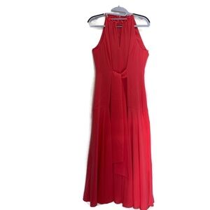 RACHEL Rachel Roy Vibrant Red Midi Dress